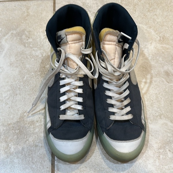 Nike Blazer Mid 77 Move To Zero Sneakers Armory Navy Patchwork 9.5 main image 10